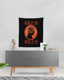 QMoto Gear Head Tapestry 51"x60"