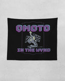 QMoto Retro Rider Tapestry 60"x51"