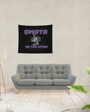 QMoto Retro Rider Tapestry 60"x51"